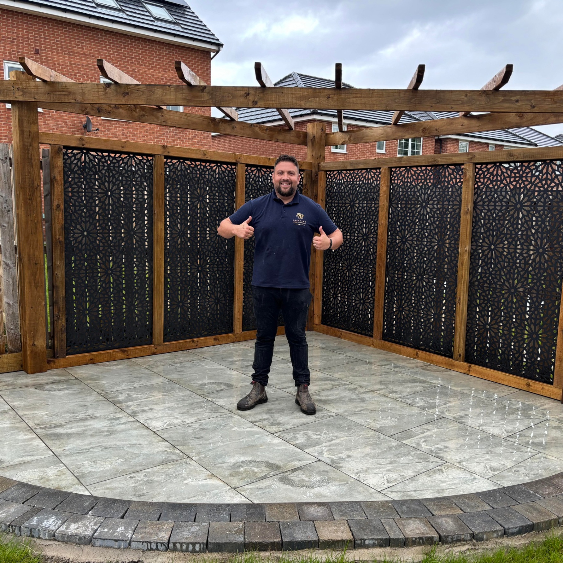 James Chapman, owner of Priory Landscaping & Driveways